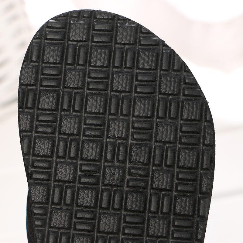 Sequin flip flops sandals