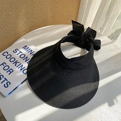 Bow Knot Big Brim Hat