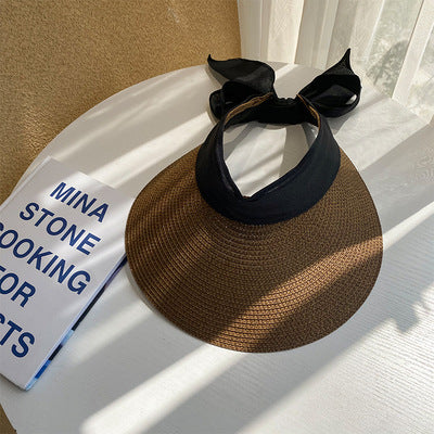 Bow Knot Big Brim Hat